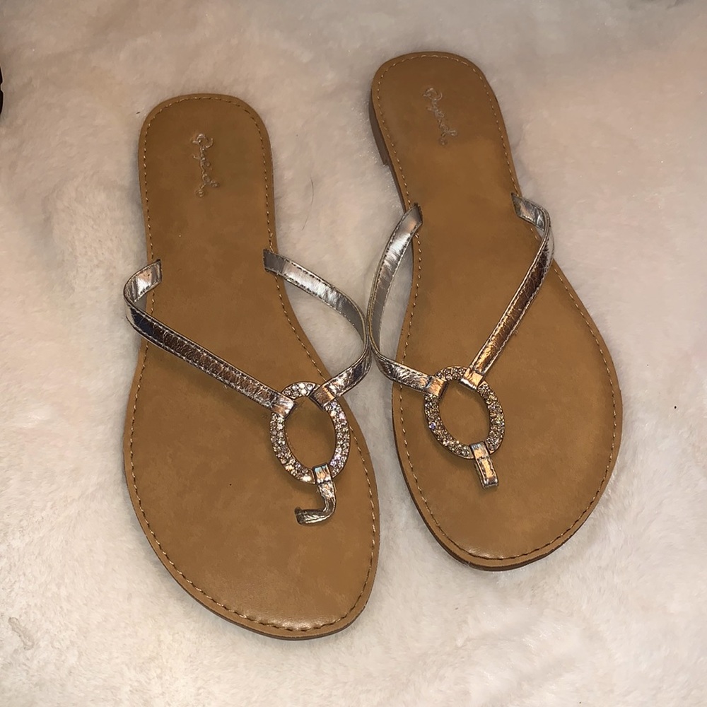 Embellished Rhinestone Sandals